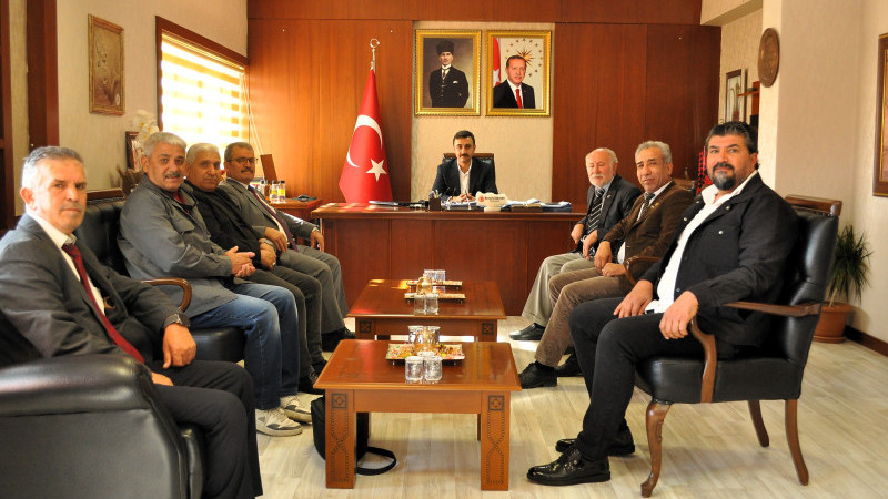 RİSVANLAR FEDERASYONU KARKAMIŞ KAYMAKAMI BABACAN'I ZİYARET ETTİ.