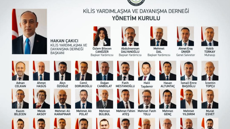 HAKAN ÇAKICI KİLİS DERNEK BAŞKANI OLDU