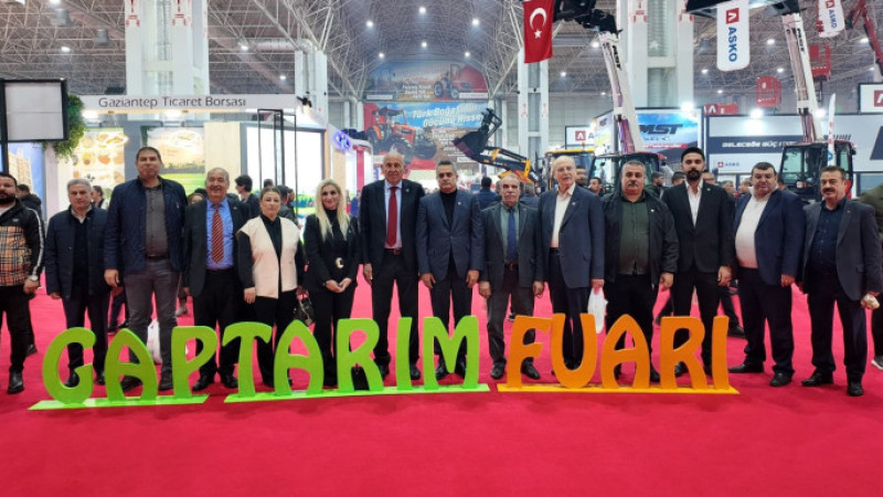 İYİ PARTİ GAP TARIM FUARINDA İNCELEMELERDE BULUNDU