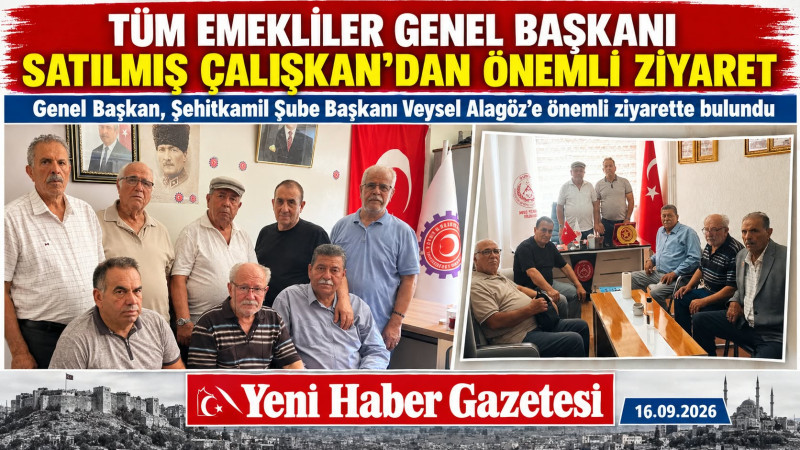 GENEL BAŞKAN SATILMIŞ ÇALIŞKAN'DAN VEYSEL ALAGÖZ'E ZİYARET
